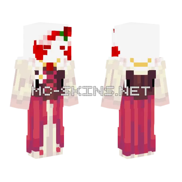 Medieval Looking Ahh 1 Minecraft skin, front and back