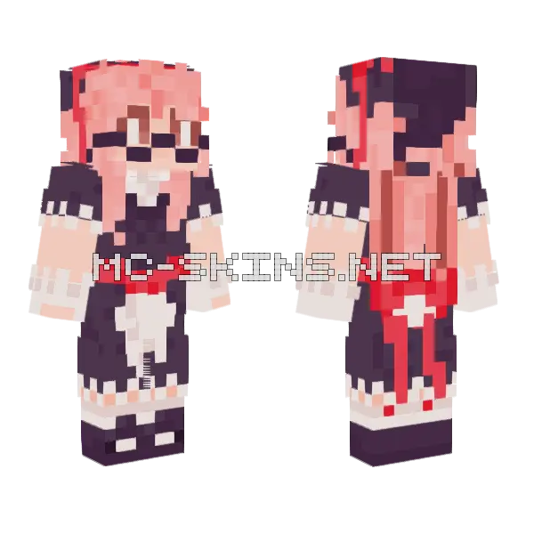 Mee Minecraft skin, front and back