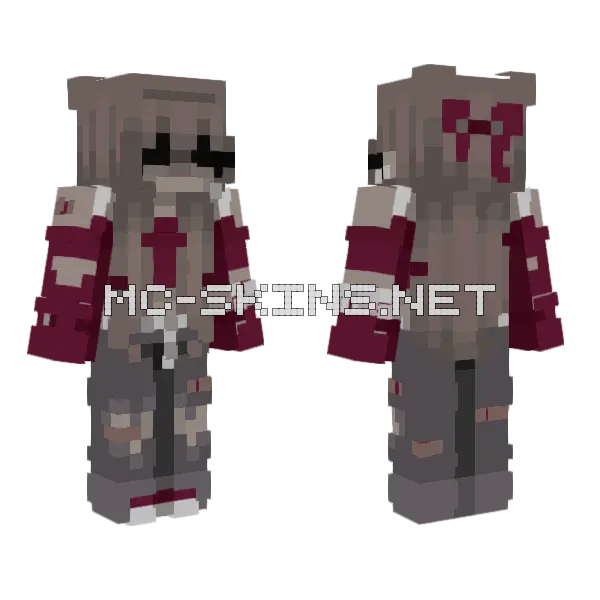 Mee Minecraft skin, front and back