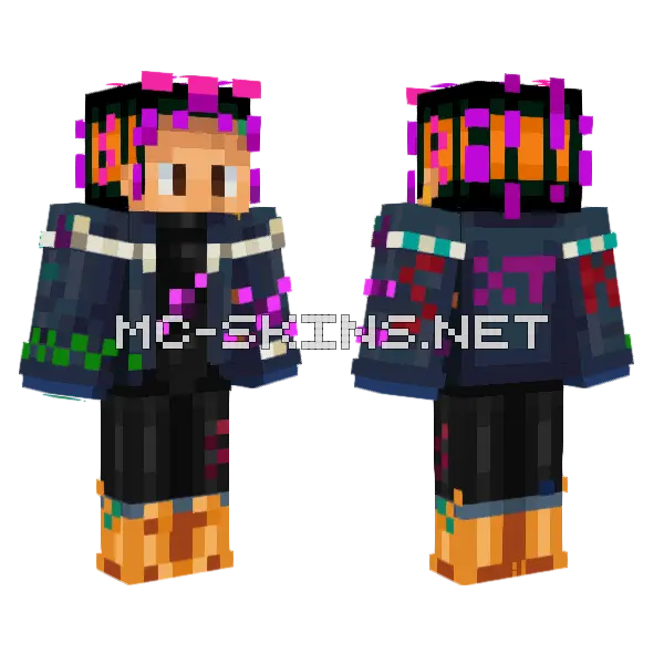 Mee Minecraft skin, front and back