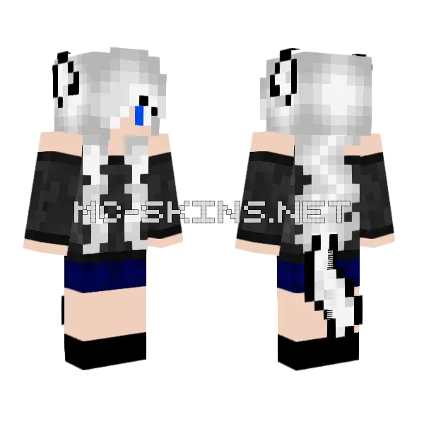 Mee Minecraft skin, front and back