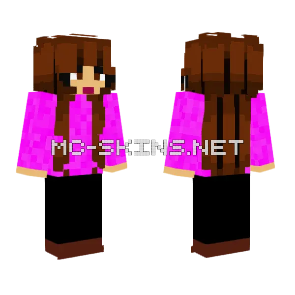 Meee Upgraded Minecraft skin, front and back