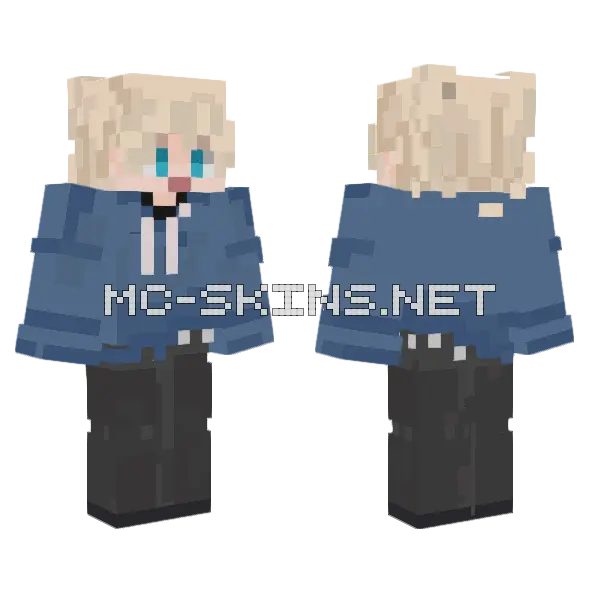 Meeeee Girl Minecraft skin, front and back