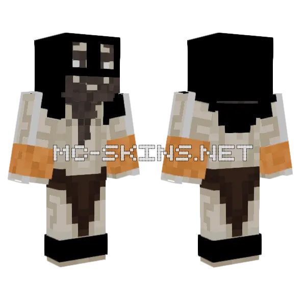 Megagargante Minecraft skin, front and back