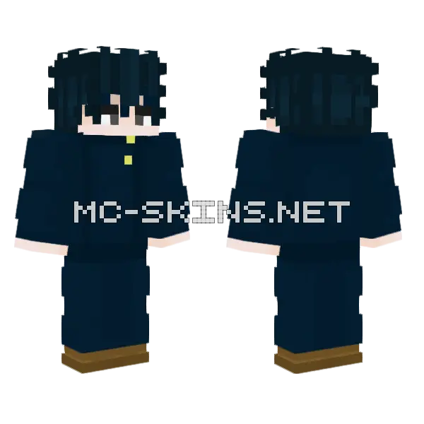 Megumi Minecraft skin, front and back