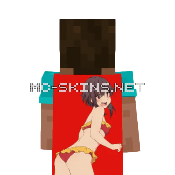Megumin Bikini cape, outside and lining