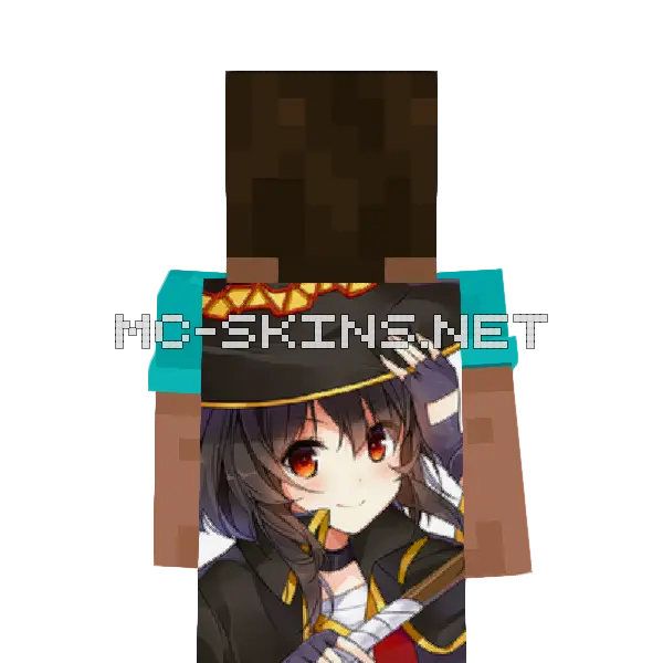 Megumin cape, outside and lining