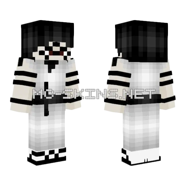 Meguna Jujutsu Kaisen Minecraft skin, front and back