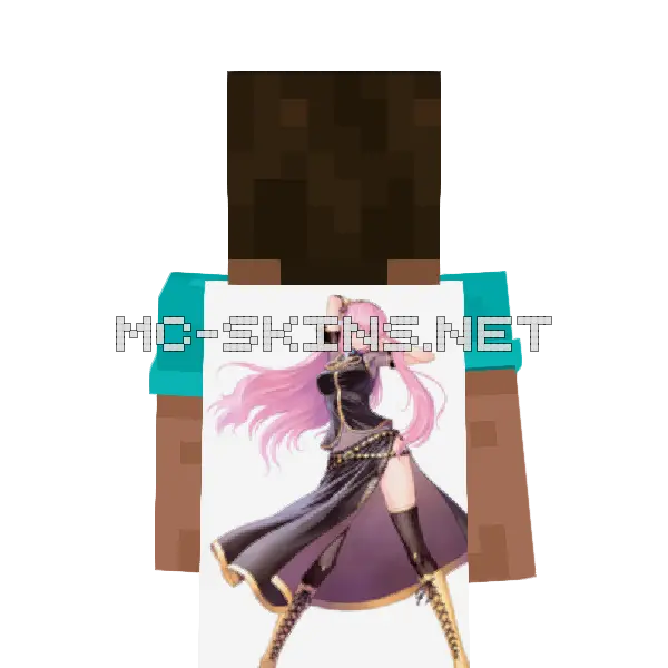 Megurine Luka Dress cape, outside and lining