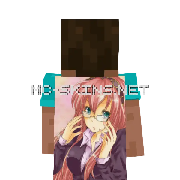 Megurine Luka Formal cape, outside and lining