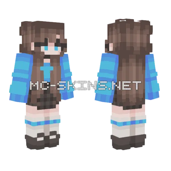 Meh 1 Minecraft skin, front and back