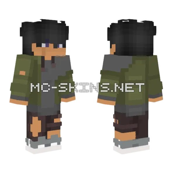 Mehhhh Okay Minecraft skin, front and back