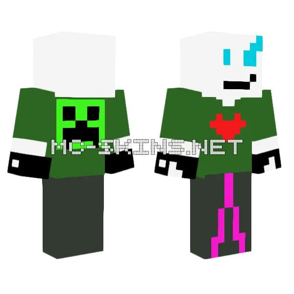 Mehmetverdede Red Outfit Minecraft skin, front and back