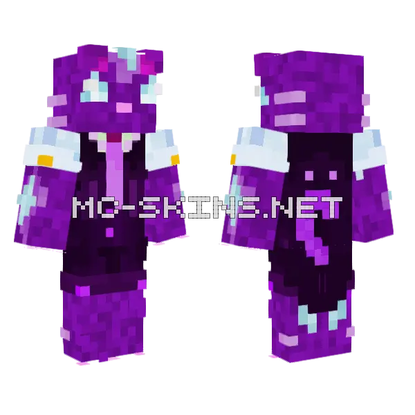 Meiw Minecraft skin, front and back