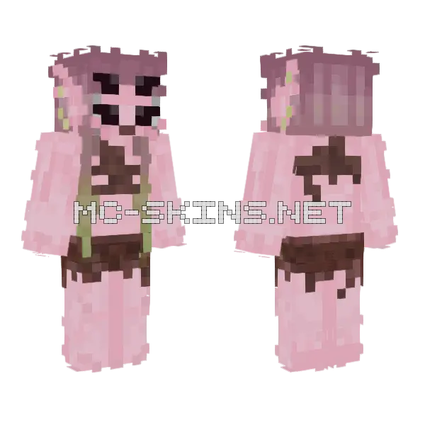 Melanie Martinez Tunnel Vision Minecraft skin, front and back