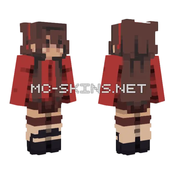 Meli Oc Minecraft skin, front and back