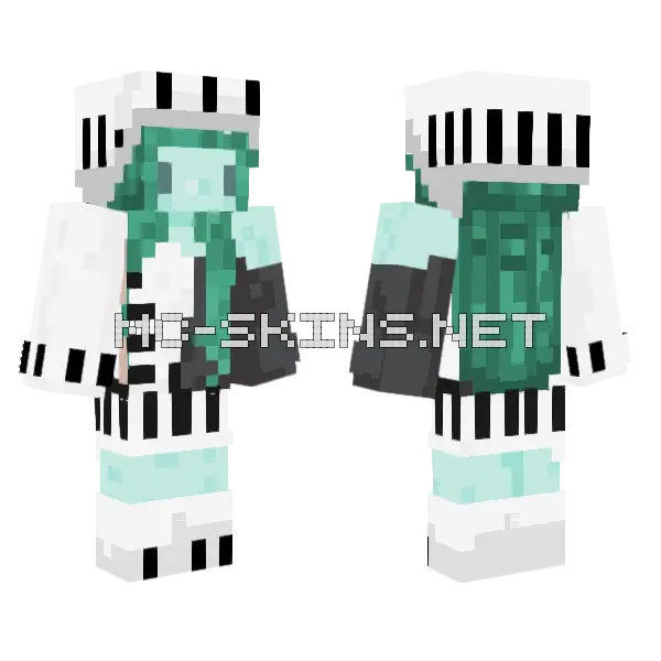 Melloncolliie Minecraft skin, front and back