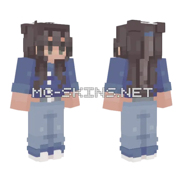 Melodies In The Rain Fs Minecraft skin, front and back