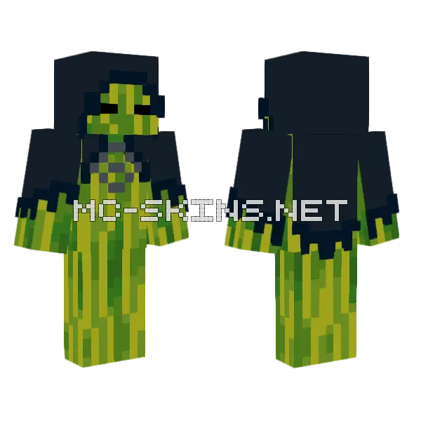 Melon Lord The Foul Minecraft skin, front and back