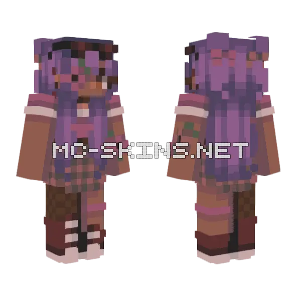 Melonierce Minecraft skin, front and back