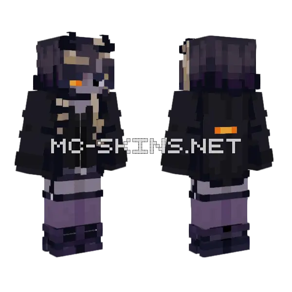 Melp Minecraft skin, front and back