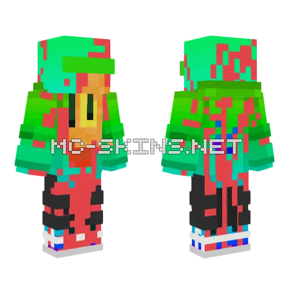 Meltdown Contest Skin Minecraft skin, front and back