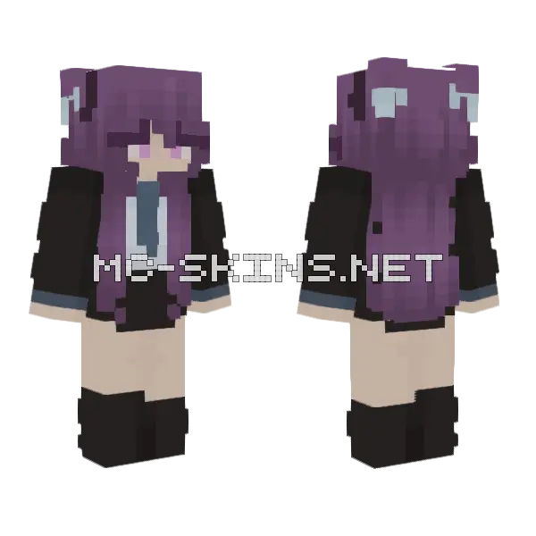Memories Minecraft skin, front and back