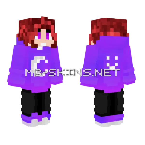 Mente Minecraft skin, front and back