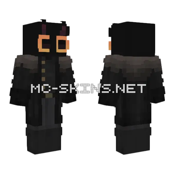 Meow67 Minecraft skin, front and back