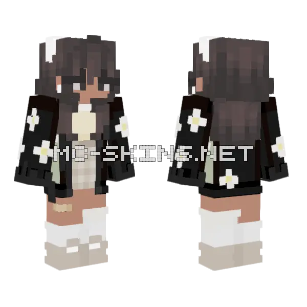 Meoww Skin Minecraft skin, front and back