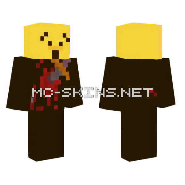 Mequot Dod Minecraft skin, front and back