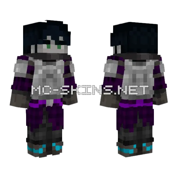 Mercenarioext Minecraft skin, front and back
