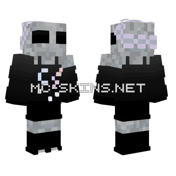 Mercuryfish Minecraft skin, front and back