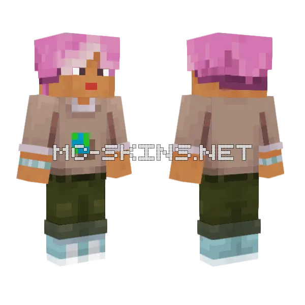 Merl Most Accurate Skin Minecraft skin, front and back