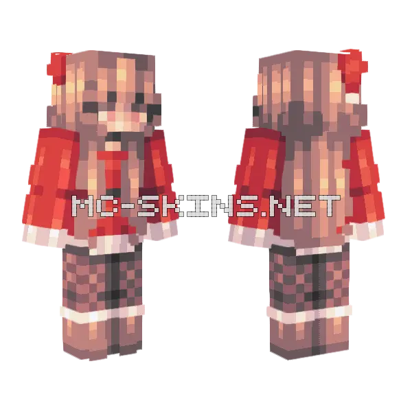 Merry Girl Minecraft skin, front and back