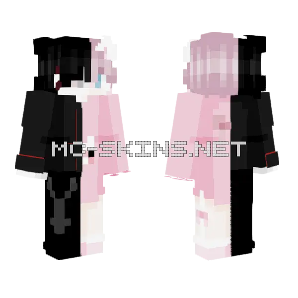 Mess With The Floof You Get The Oof 3 Minecraft skin, front and back