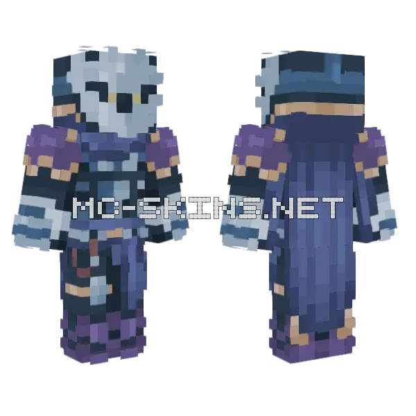 Meta Knight Skin Minecraft skin, front and back
