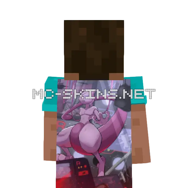 Mew Angry cape, outside and lining