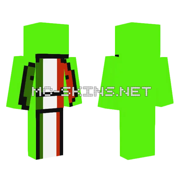 Mexican Dream Minecraft skin, front and back