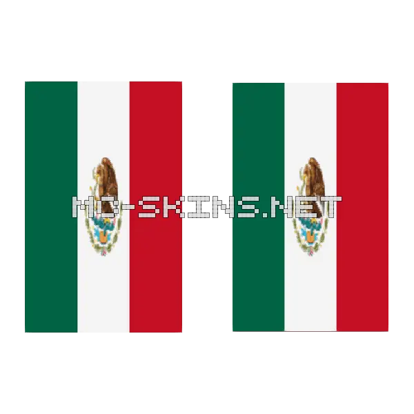 Mexico Flag cape, outside and lining