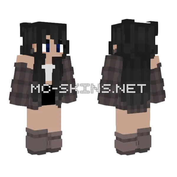 Mey Girl Minecraft skin, front and back