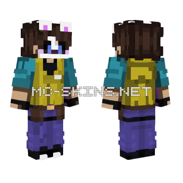 Michael Minecraft skin, front and back