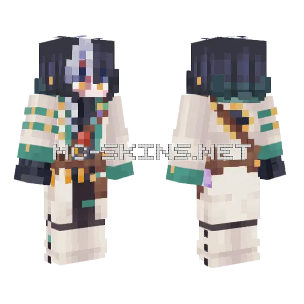 Michael Minecraft skin, front and back