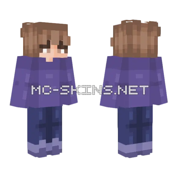 Michael Afton Sister Location Minecraft skin, front and back
