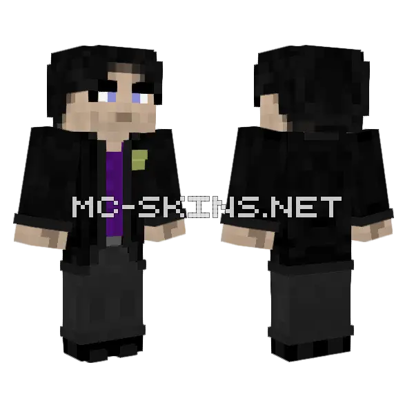 Michael Minecraft skin, front and back