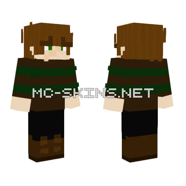 Michael Minecraft skin, front and back