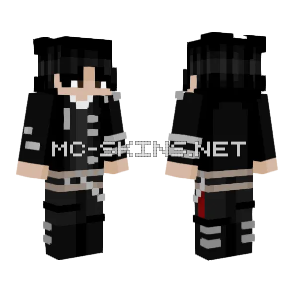 Michael Jackson Bad Minecraft skin, front and back
