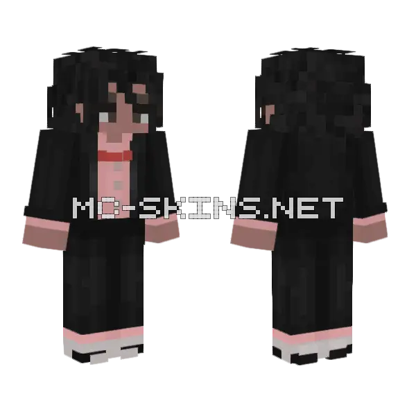 Michael Jackson Billie Jean Minecraft skin, front and back