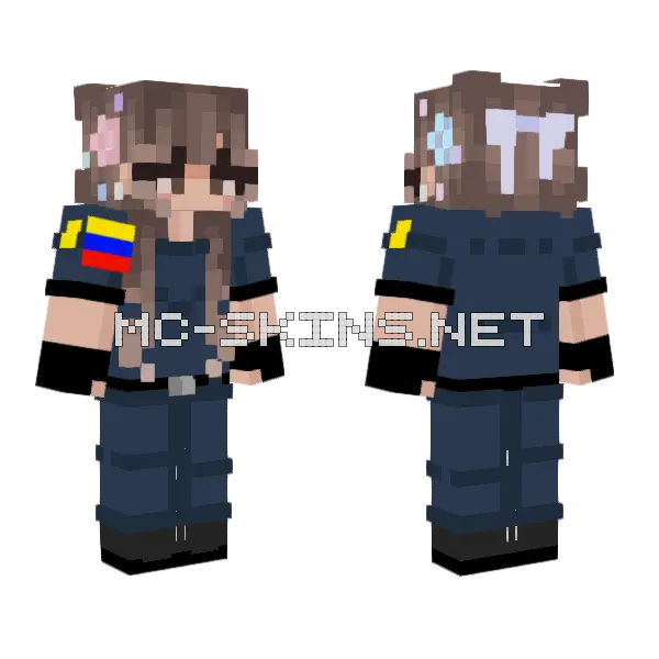 Micka 2 Minecraft skin, front and back