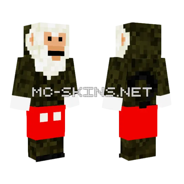 Mickey The Monkey Minecraft skin, front and back